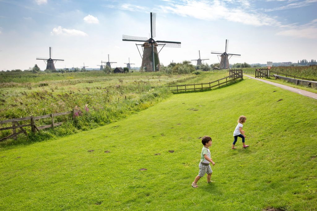 Outdoor fun for families route - Kinderdijk